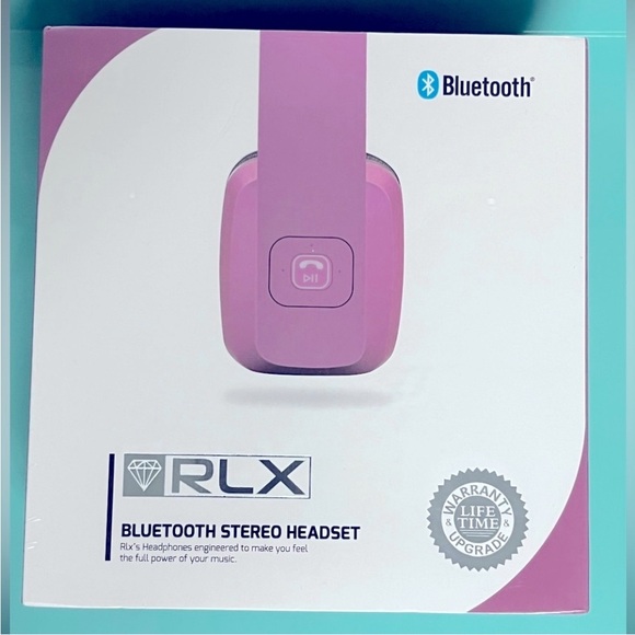 💜🎧🎶RLX Bluetooth Stereo Headphones Sealed,Unopened, Never Used or Tested 🎧💜 🎶 - Picture 3 of 5